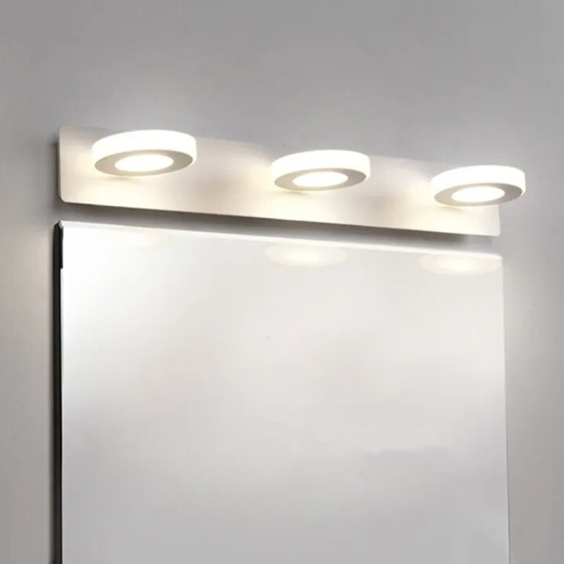 Arisha Applique Murale Nordique Simple Métal/Acrylique Blanc Salle de Bain - Neutralighting