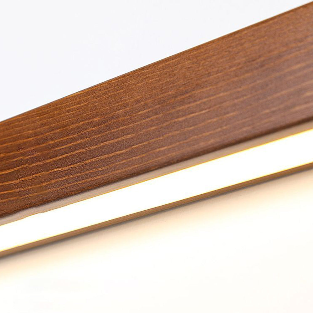 Zenx Applique Murale Linéaire Minimaliste Bois Marron/Bois Chambre - Neutralighting
