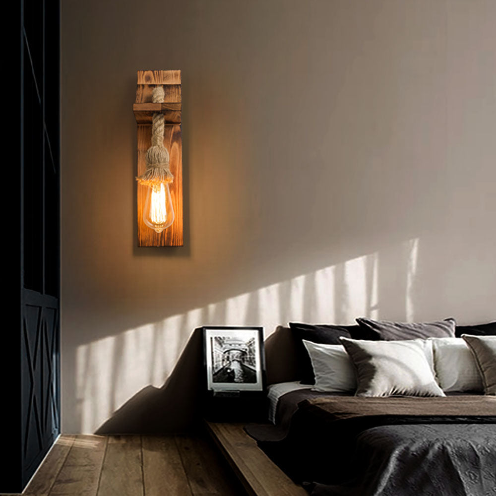Epoch, Applique, Bois et Corde de Chanvre