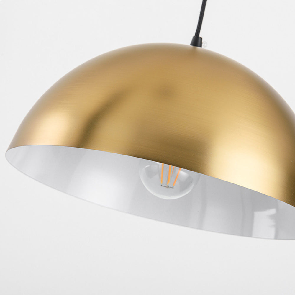 Arisha Design Lampadaire Dôme Simple Métal/Marbre Or Chambre/Salon