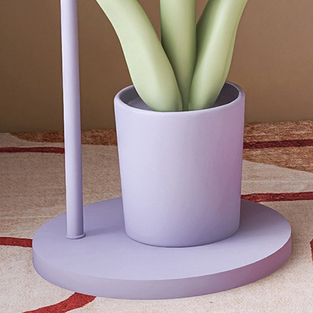 Arisha Design Lampadaire Tulipe Moderne Métal Rose/Jaune/Violet Salon