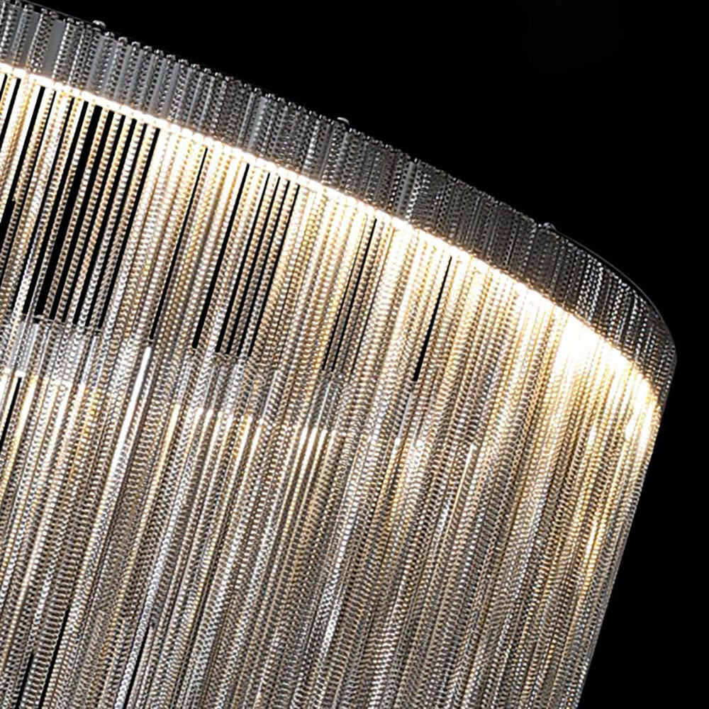 Arisha Applique Murale des Chaines à Franges Moderne Métal Argent Chambre à Coucher/Salon - Neutralighting