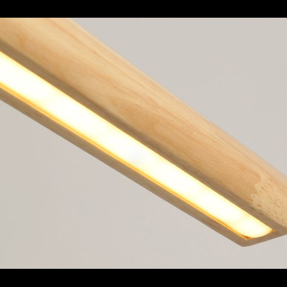 Muto Moderne LED Suspension Métal Bois Chambre à coucher Salon - Neutralighting