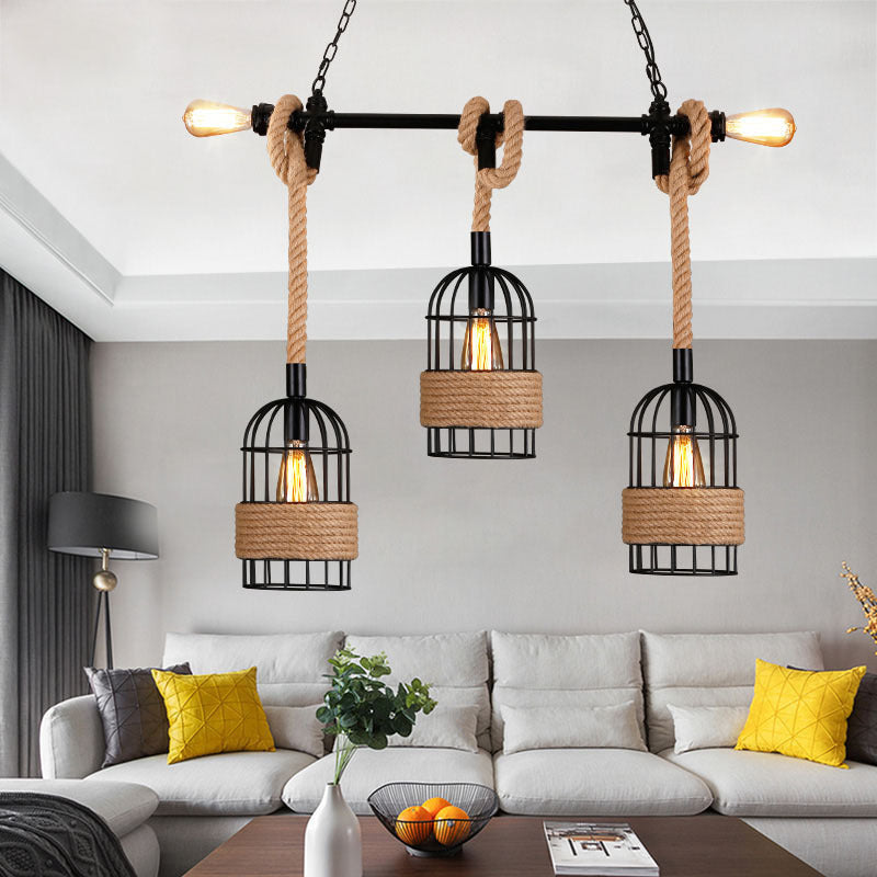 Epoch Suspension LED Rétro en Métal Noir Pour Café/Bar/Salle à Manger - Neutralighting