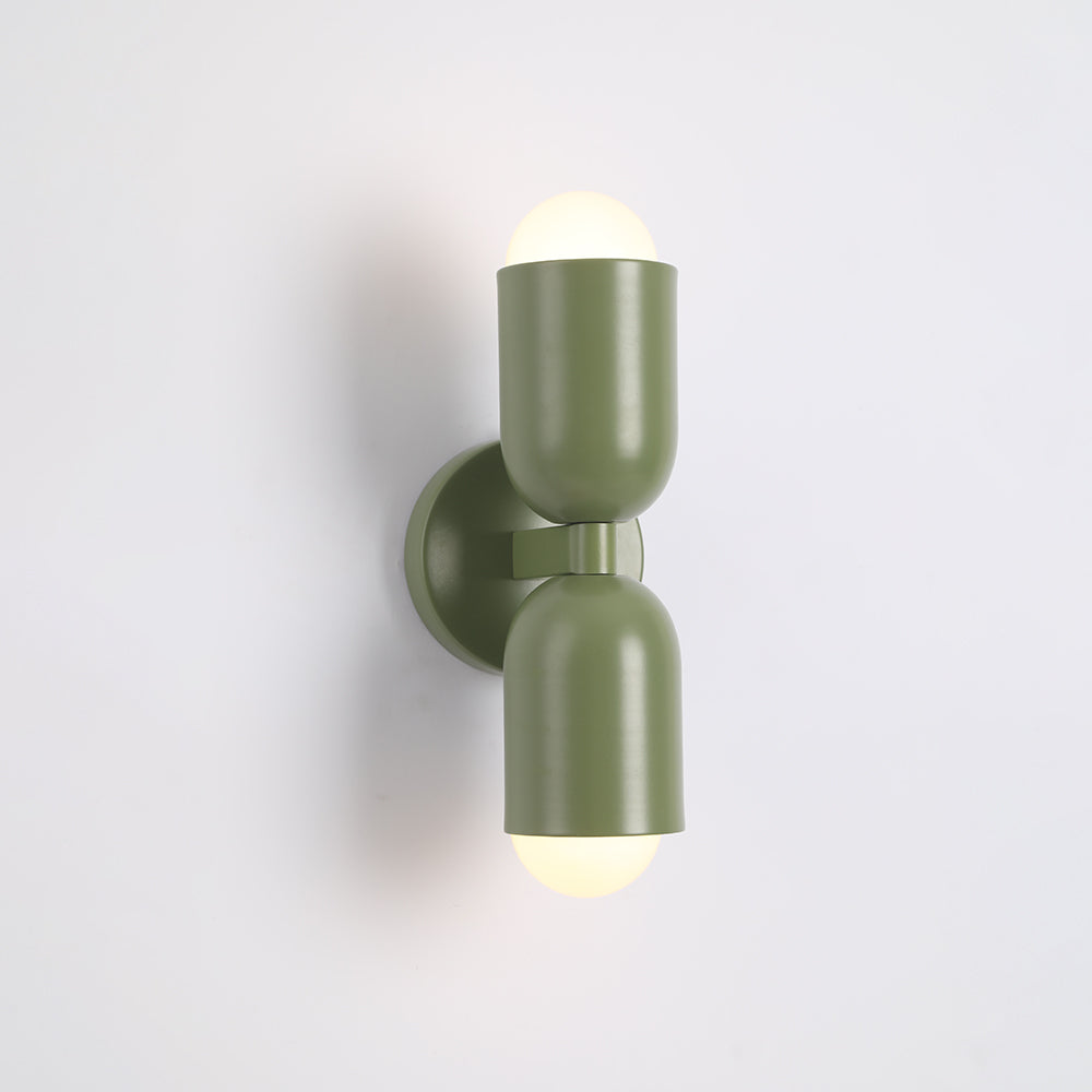 Kira Applique Murale Cylindre Scandinave Métal Coloré Salon - Neutralighting