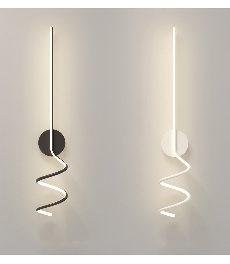 Arisha Applique Murale LED Spirale Moderne Pour Chambre, Couloir, Salon - Neutralighting