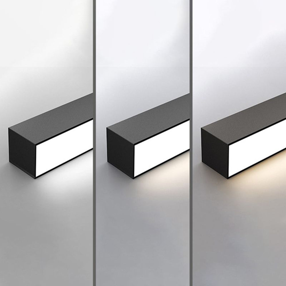 Solin Plafonnier Linéaire Moderne Noir Salon - Neutralighting