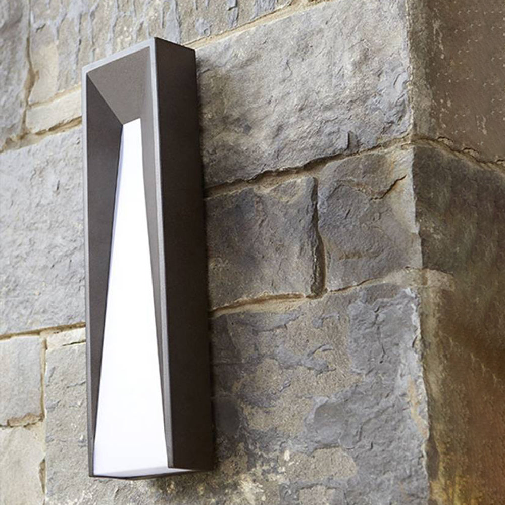 Ray Moderne LED Applique Murale Noir/Gris Métal Extérieur - Neutralighting