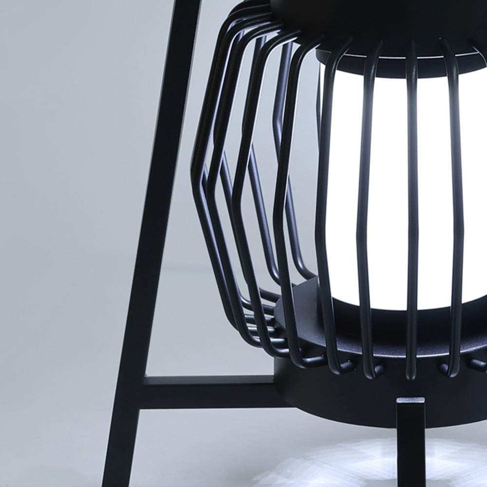 Ray Lampadaire Lanterne Moderne, Métal, Noir, Allée