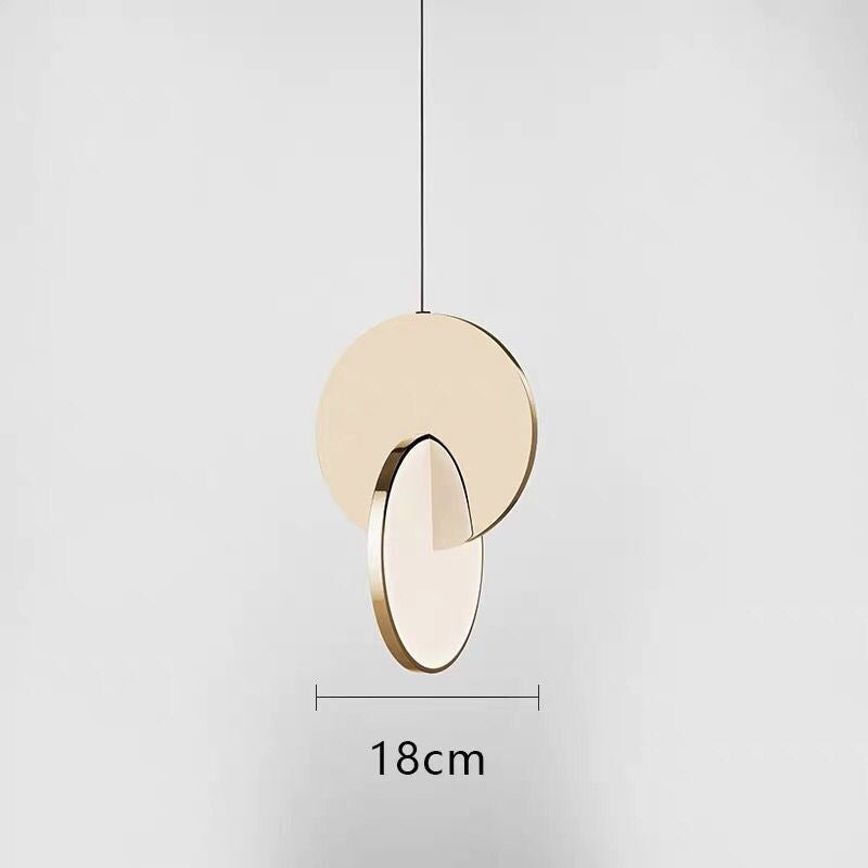 Arisha Luminaires Suspension Minimaliste Métal Or/Argent Salon - Neutralighting