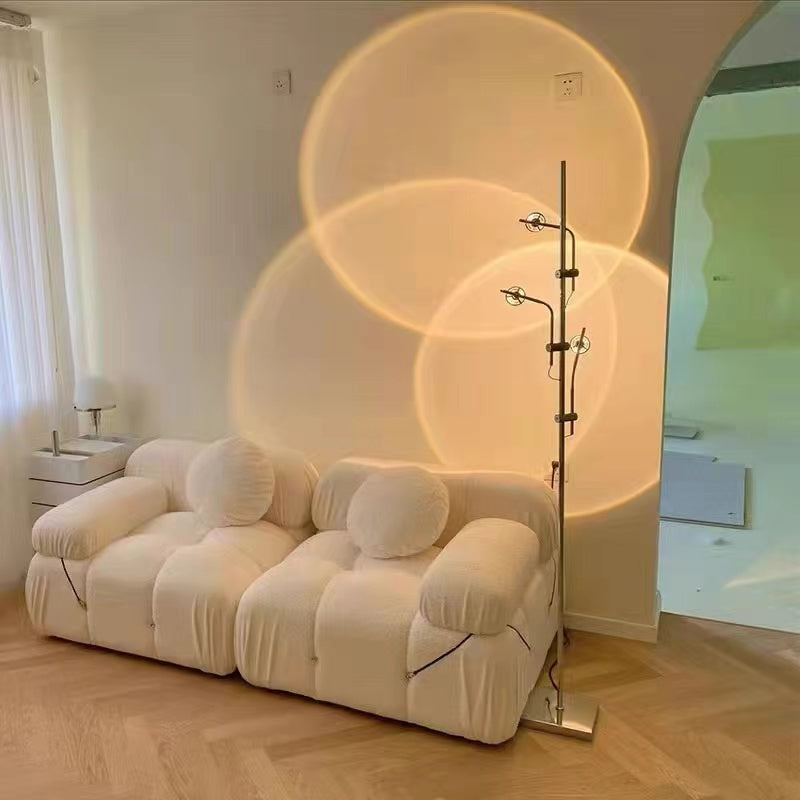 Mira Lampadaire Linéaire Minimaliste, Blanc Chaud/Naturel, Salon