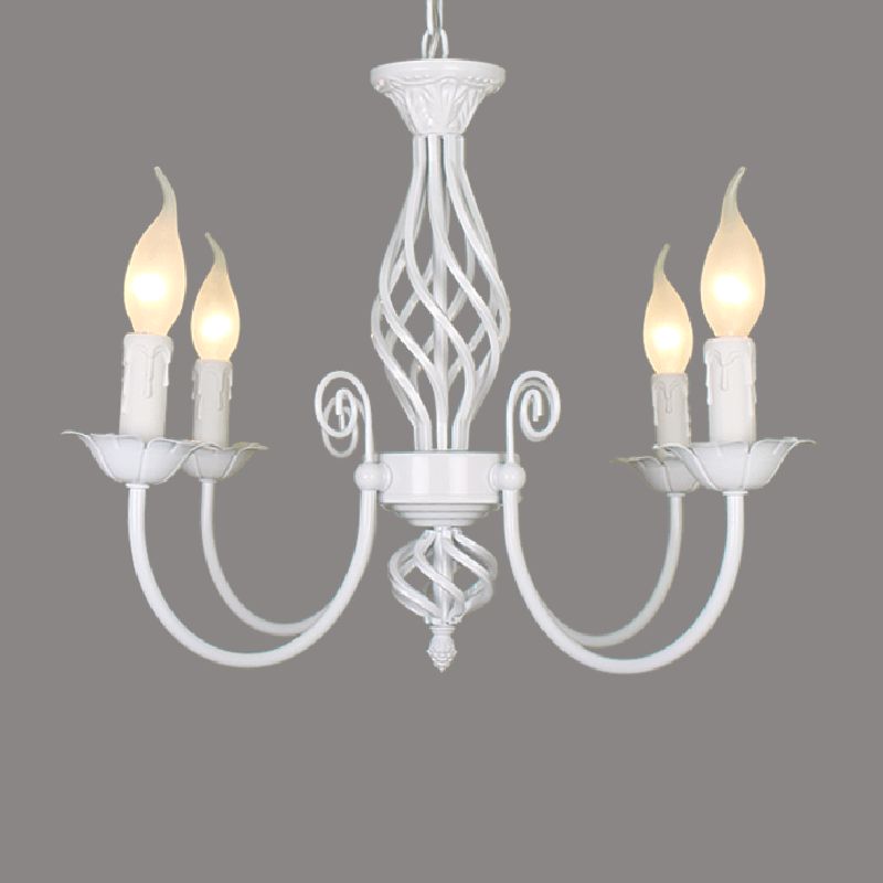 Sliva Lustre Lanterne Retro, Metal/Verre, Blanc/Noir, Salon - Neutralighting