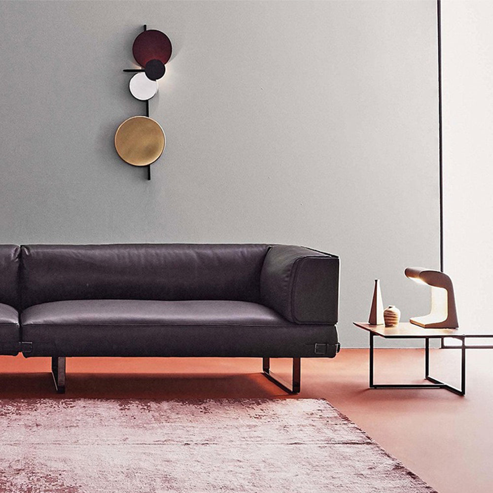 Arisha Applique Murale Circulaire Moderne, Métal, Petit/Grand, Salon/Bureau - Neutralighting