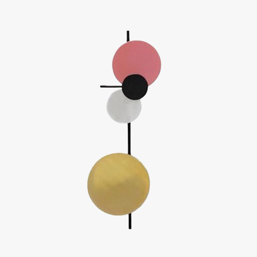 Arisha Applique Murale Circulaire Moderne, Métal, Petit/Grand, Salon/Bureau - Neutralighting