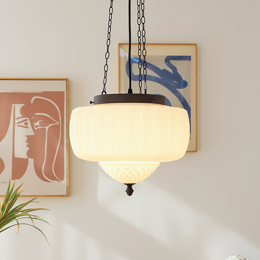 Valentina Moderne Minimaliste Métale Verre Suspension Chambre à Coucher Salle à Manger - Neutralighting