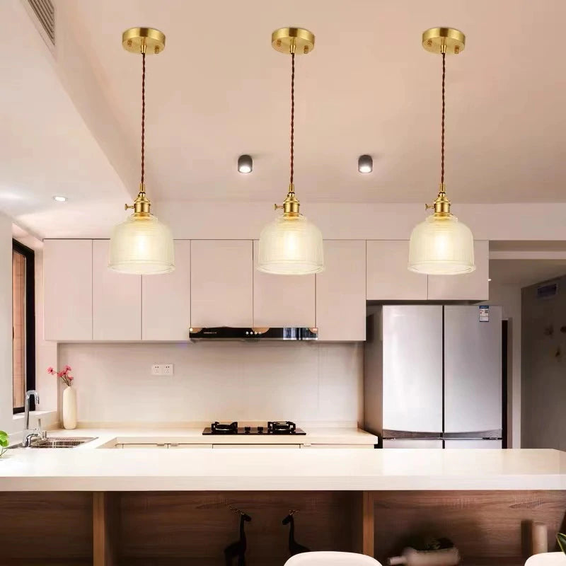 Ilira Vintage Luminaires Suspension. Bleu/Rouge/Transparent/Ambre