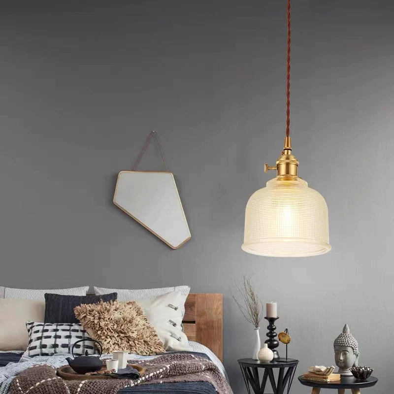 Ilira Vintage Luminaires Suspension. Bleu/Rouge/Transparent/Ambre