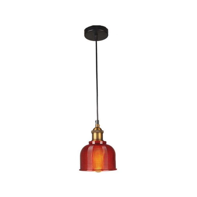 Ilira Vintage Luminaires Suspension. Bleu/Rouge/Transparent/Ambre