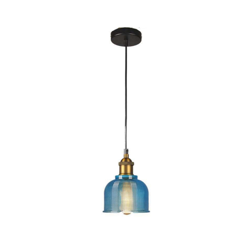 Ilira Vintage Luminaires Suspension. Bleu/Rouge/Transparent/Ambre