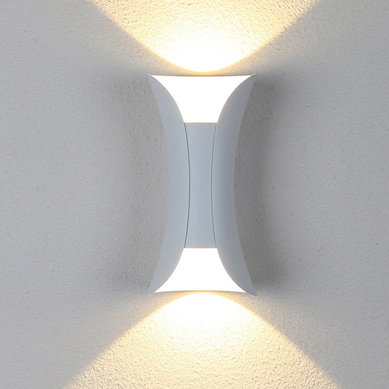 Noxel Applique Murale Simple Noir/Blanc/Or. Cour - Neutralighting