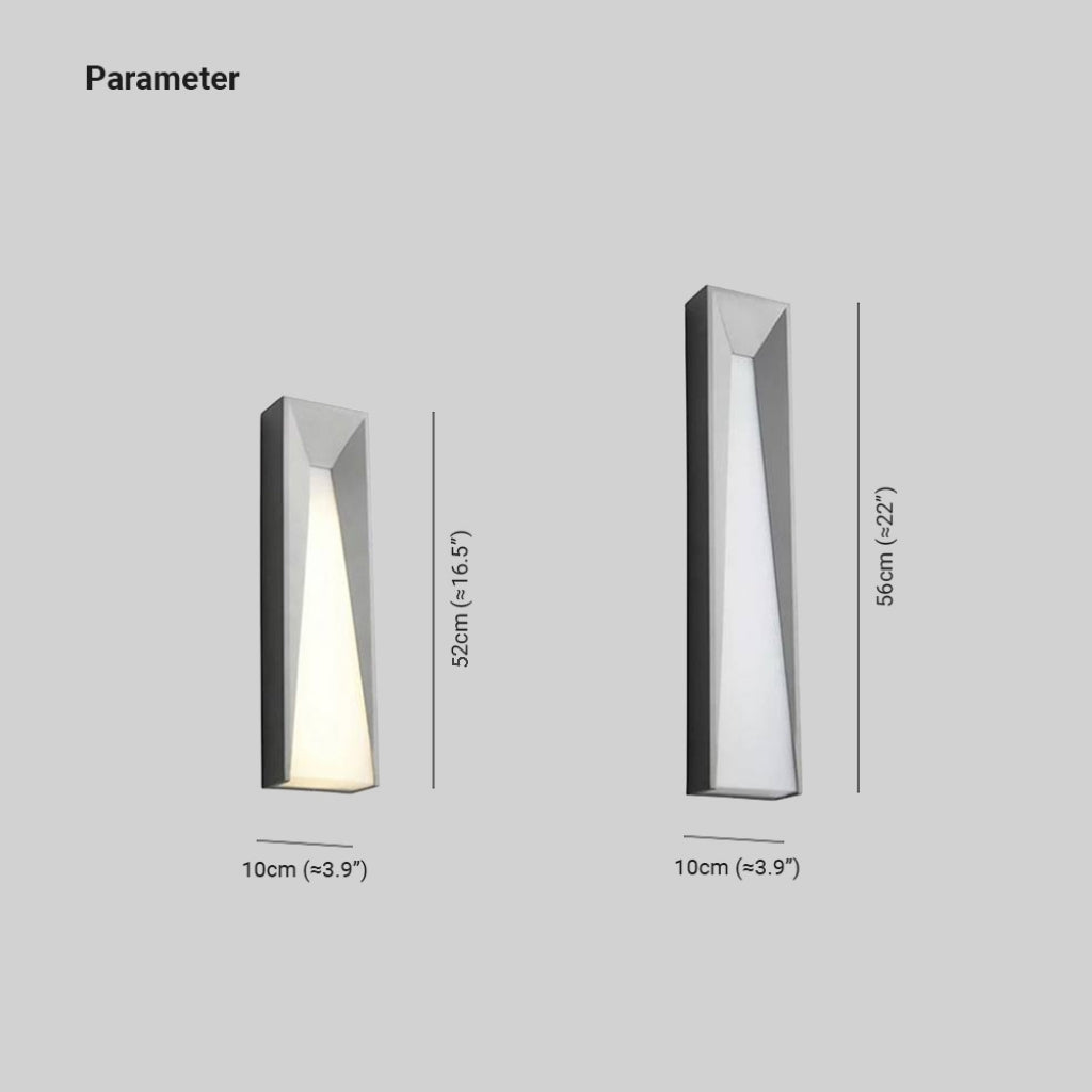 Ray Moderne LED Applique Murale Noir/Gris Métal Extérieur - Neutralighting