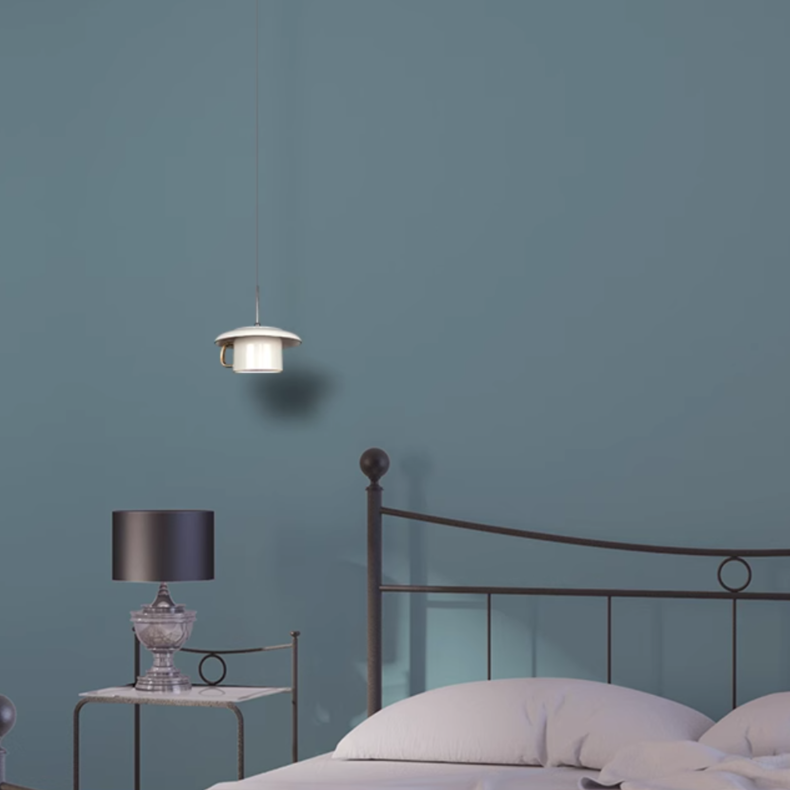 Valentina Urbain Tasse Céramique LED Suspension Salon