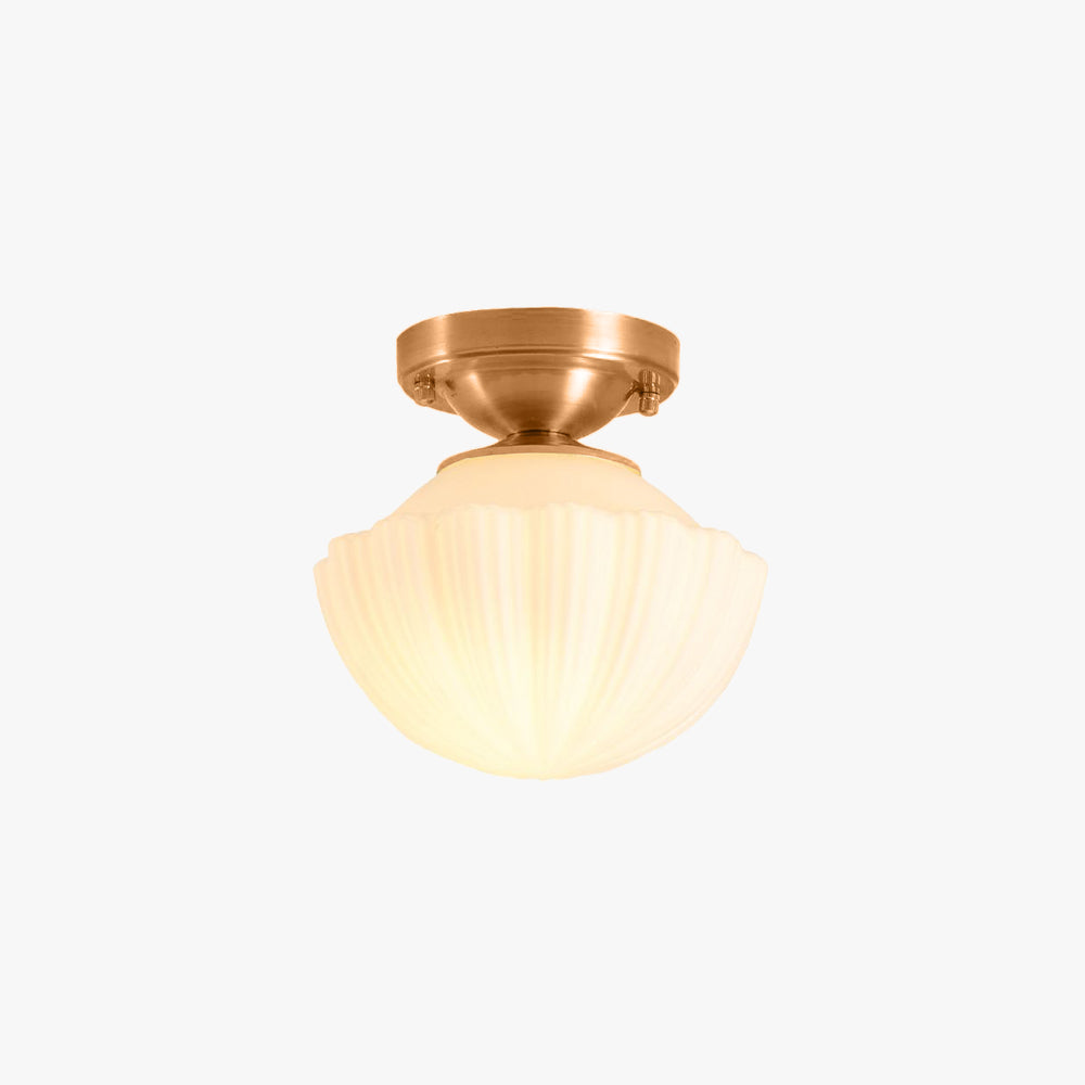 Arisha Vintage LED Plafonnier Laiton Métal Verre Salon Salle à manger - Neutralighting