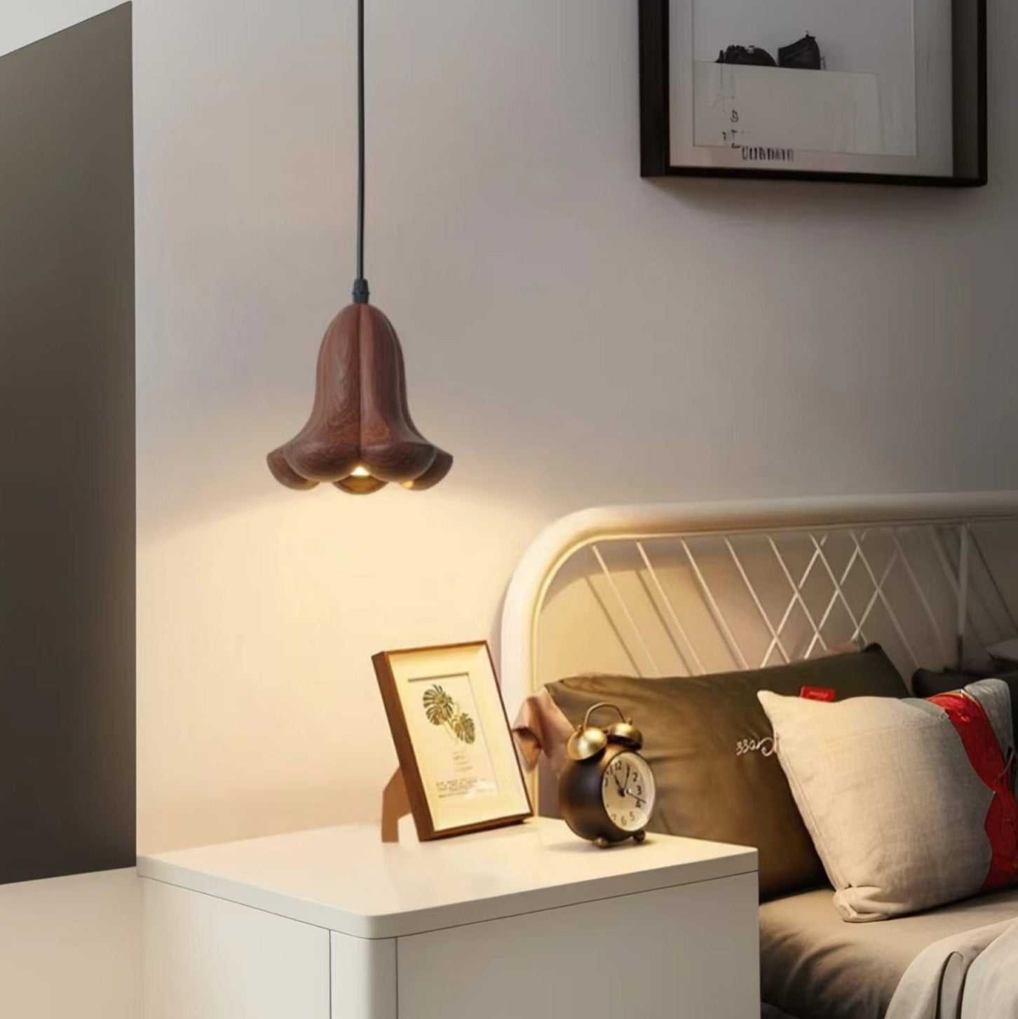 Ritta Fleur Vintage LED Suspension Métal Résine Salle à Manger - Neutralighting