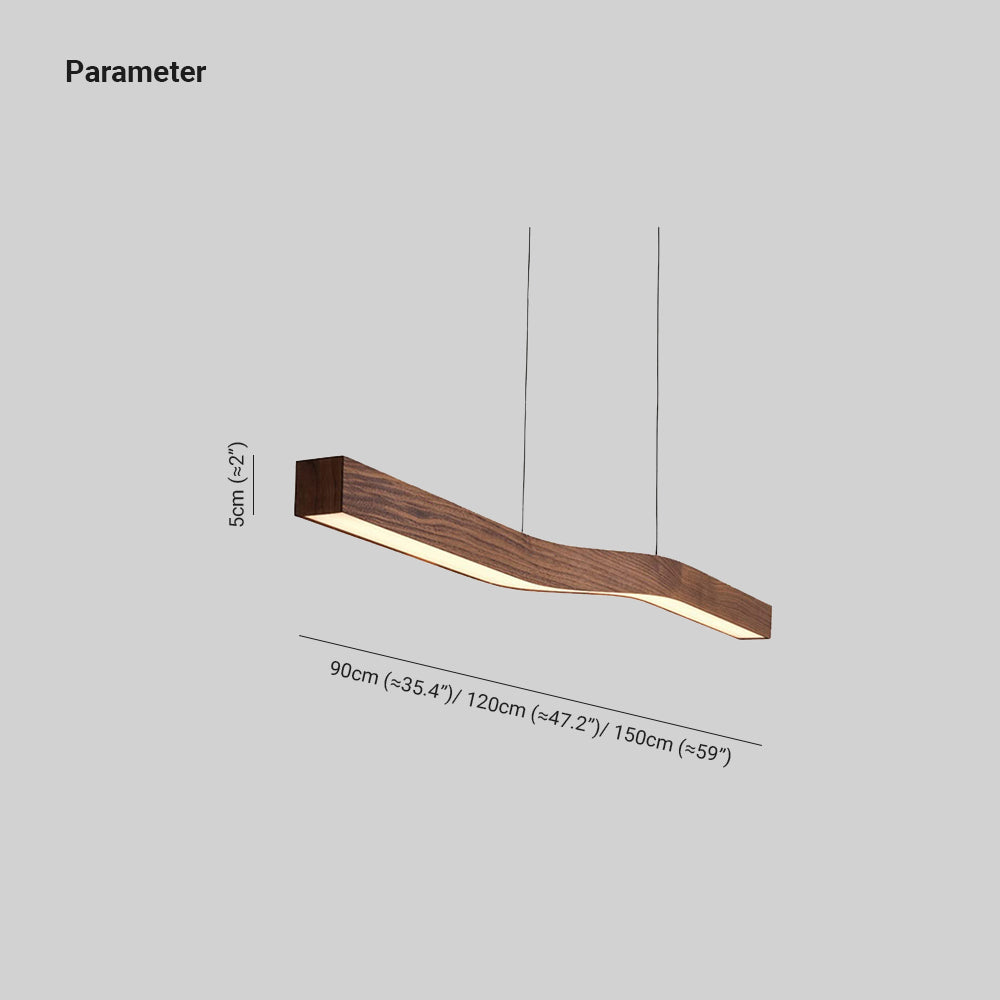 Muto Nordique Suspension Bois Salon/Chambre À Coucher/Salle À Manger - Neutralighting