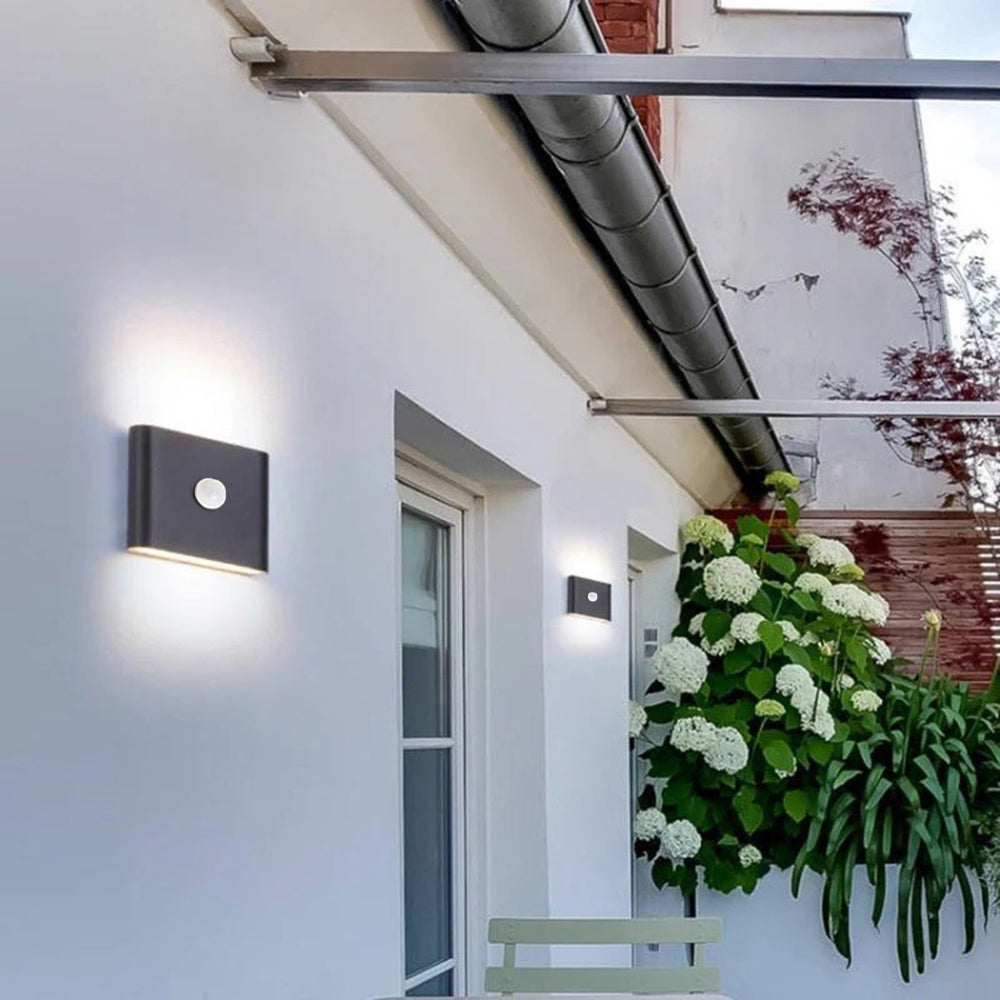 Ray Applique Murale LED Moderne Minimaliste, Noir/Blanc, Cour - Neutralighting