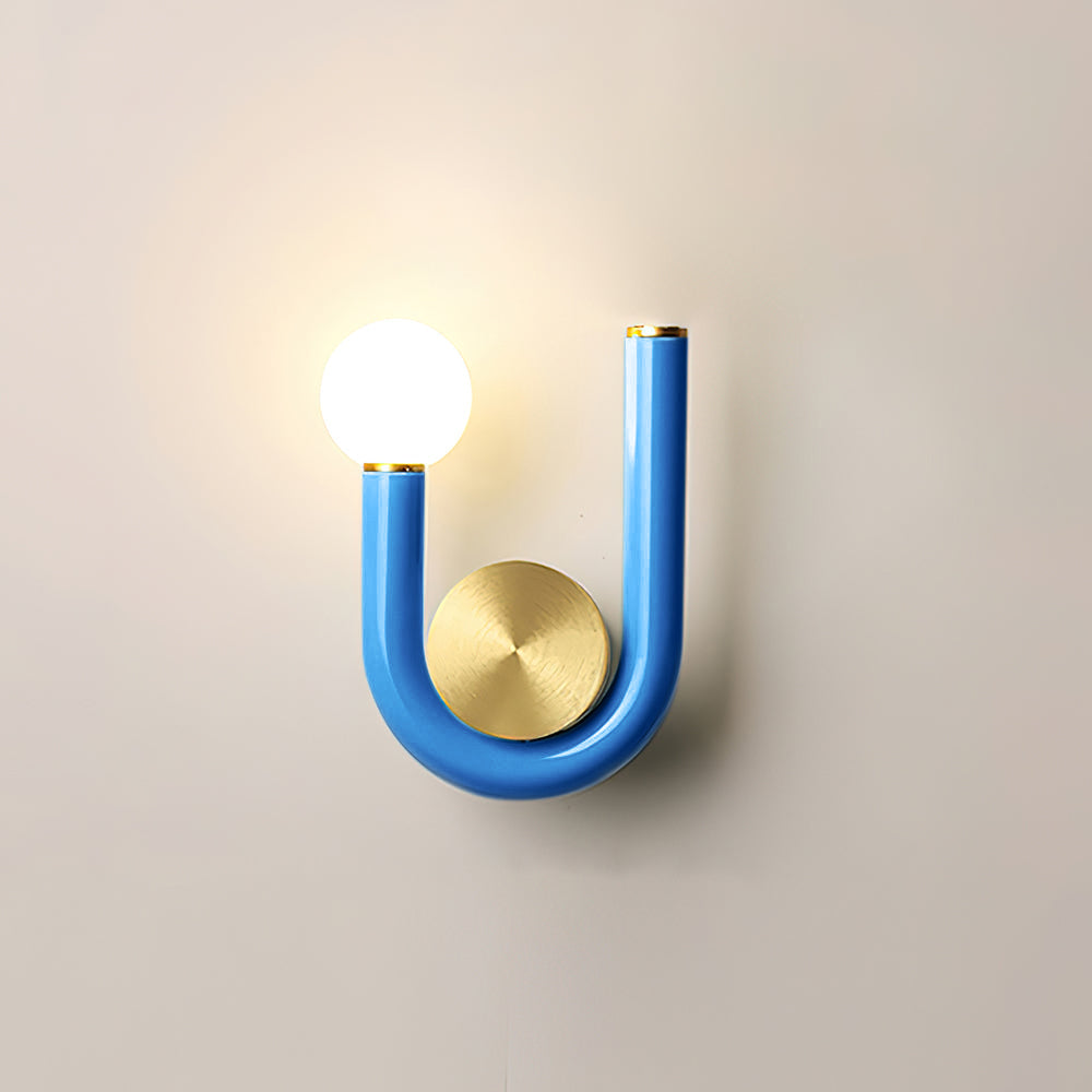 Applique Murale and Aluminium Acrylique Globe Double Tête