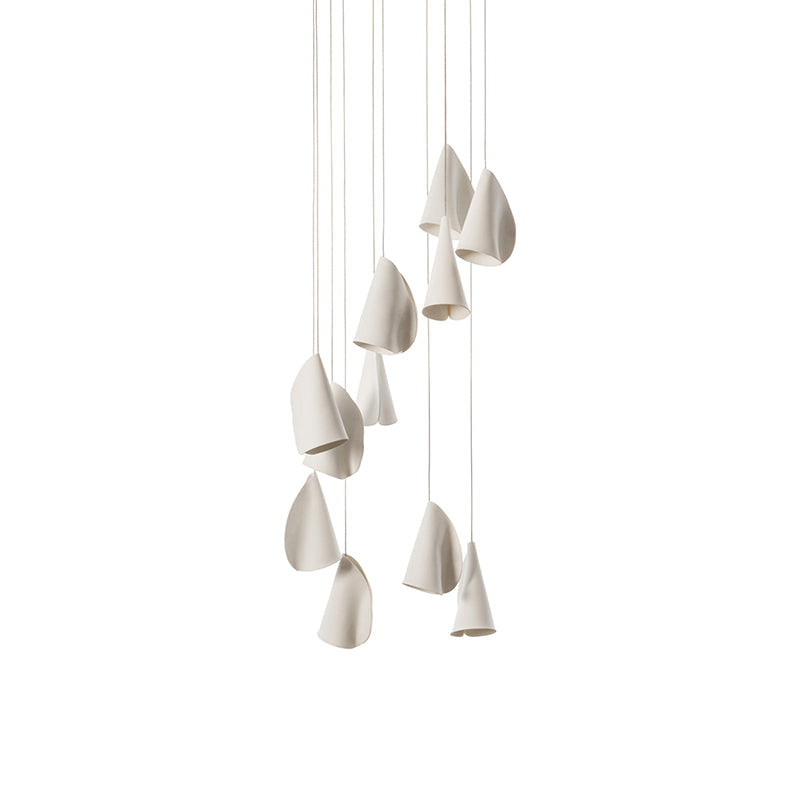 Ulfuvye Porcelain Ceramics Pendant Lamp - Lamp Copper
