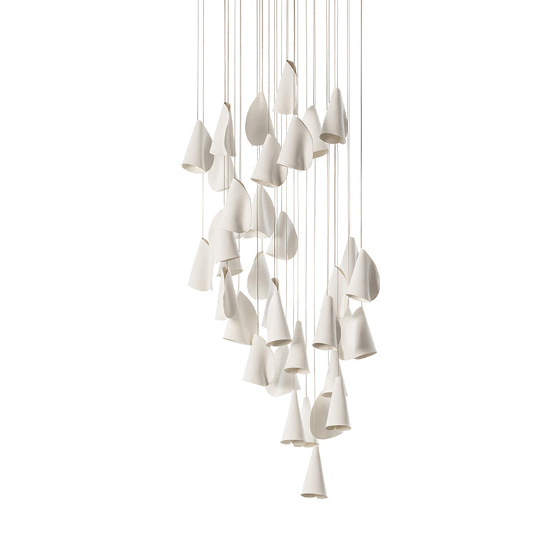 Ulfuvye Porcelain Ceramics Pendant Lamp - Lamp Copper