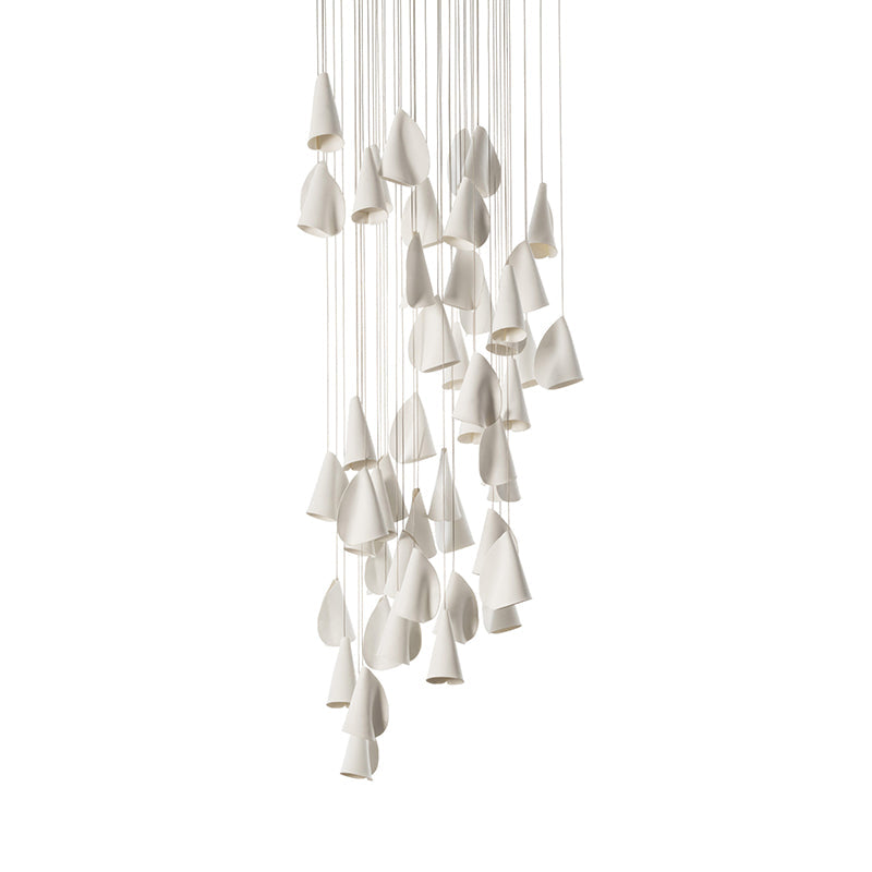 Ulfuvye Porcelain Ceramics Pendant Lamp - Lamp Copper