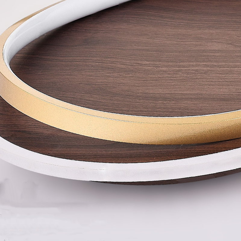 Arisha Moderne Rund Dimmable Plafonnier Or Métal Acrylique Chambre à coucher