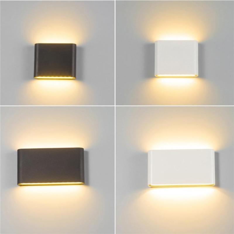 Ray Applique Murale LED Moderne Minimaliste, Noir/Blanc, Cour - Neutralighting