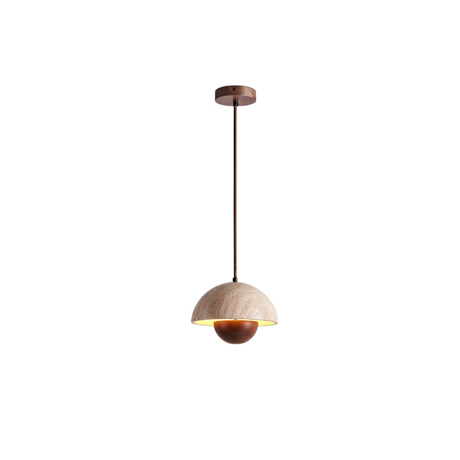 Ersile Travertine Pendant Light - Letslighting