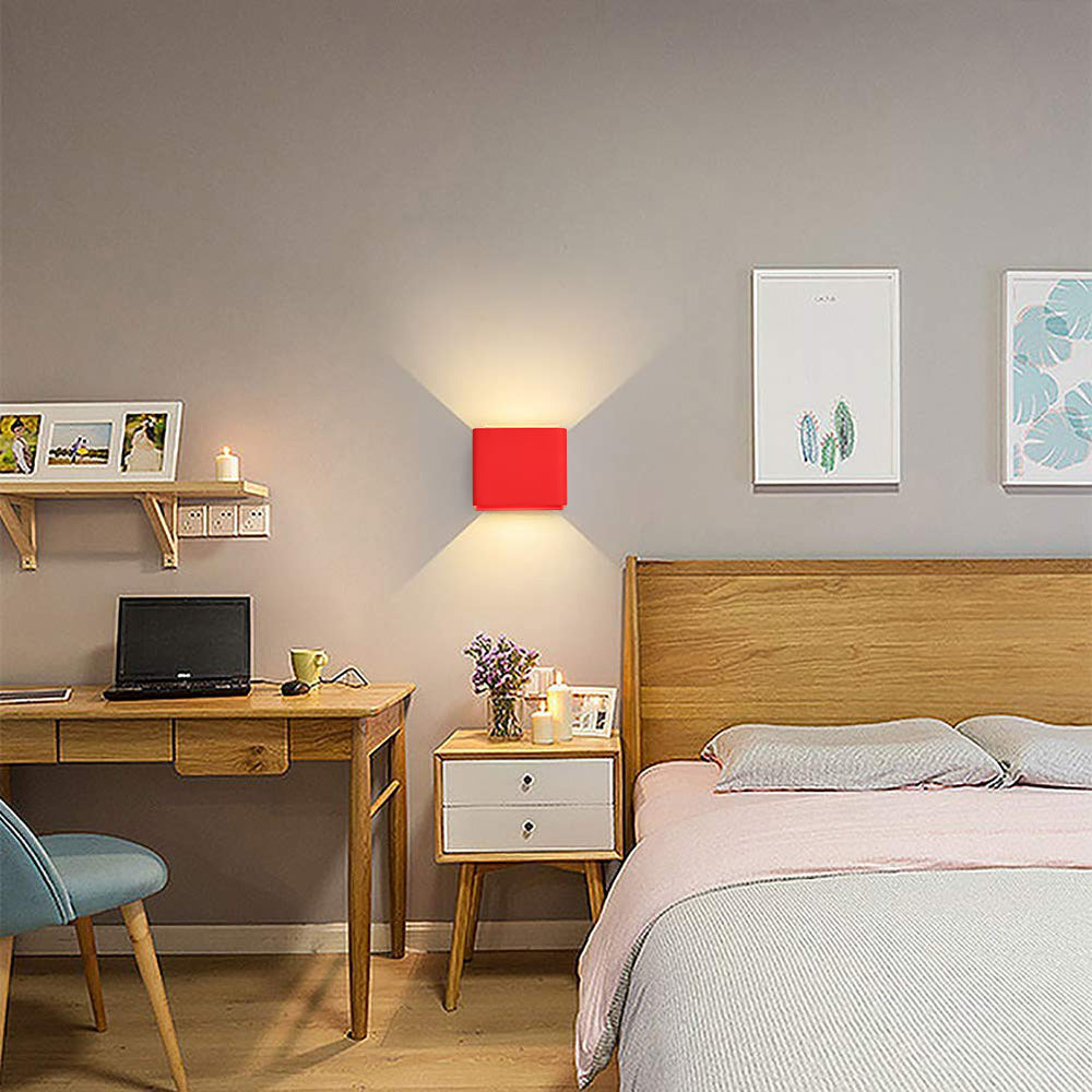 Miren Applique Murale Carrée Moderne  5-Couleurs. Chambre