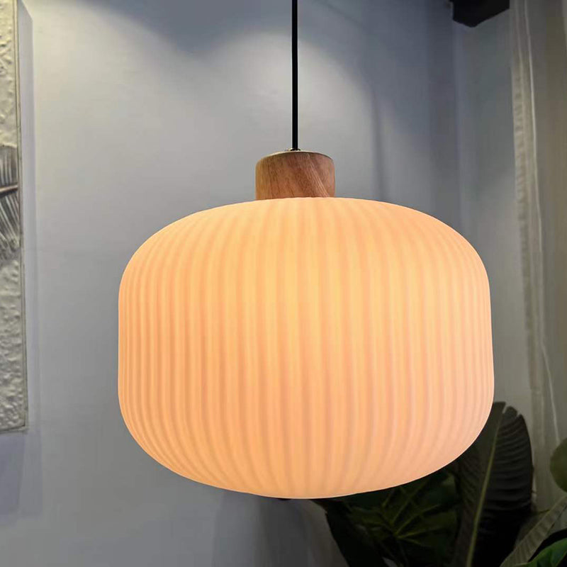 Muto Luminaires Suspension LED Moderne Bois/Verre Salon/Salle à manger - Neutralighting