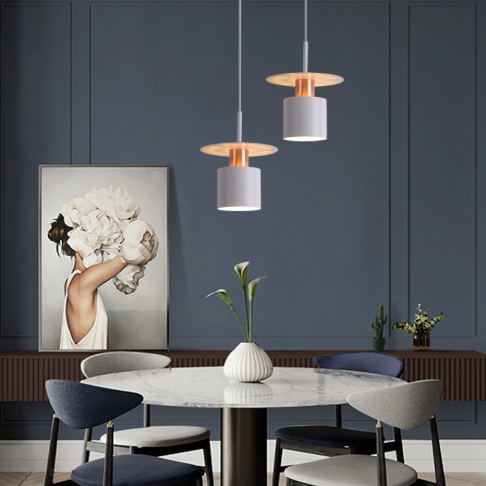 Valentina Industrie LED Suspension Métal Chambre à coucher/salle à manger - Neutralighting