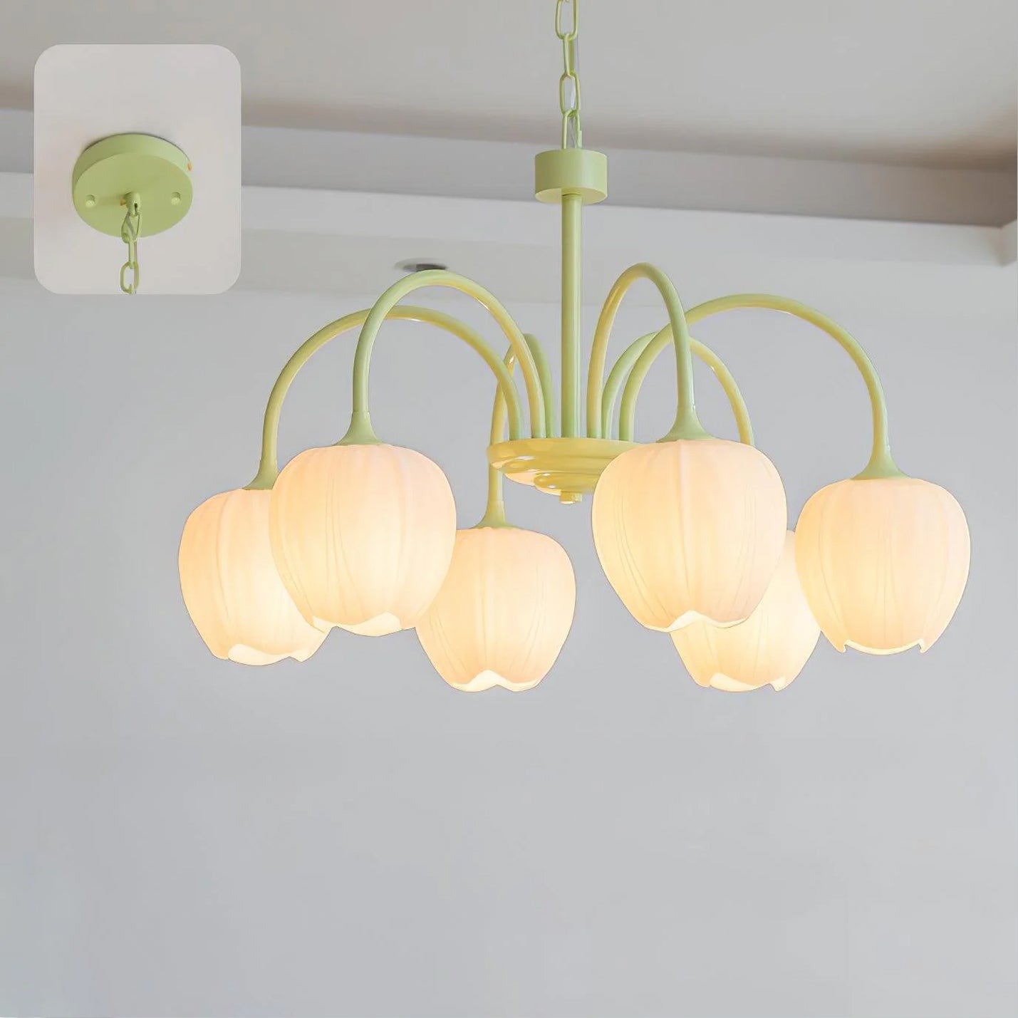 Tulip Lustres Rafraîchissants en Verre - Neutralighting