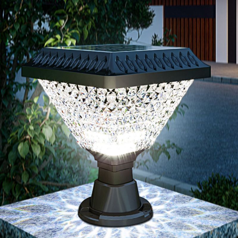 Ray Lampe de Poteau Solaire Géométrique