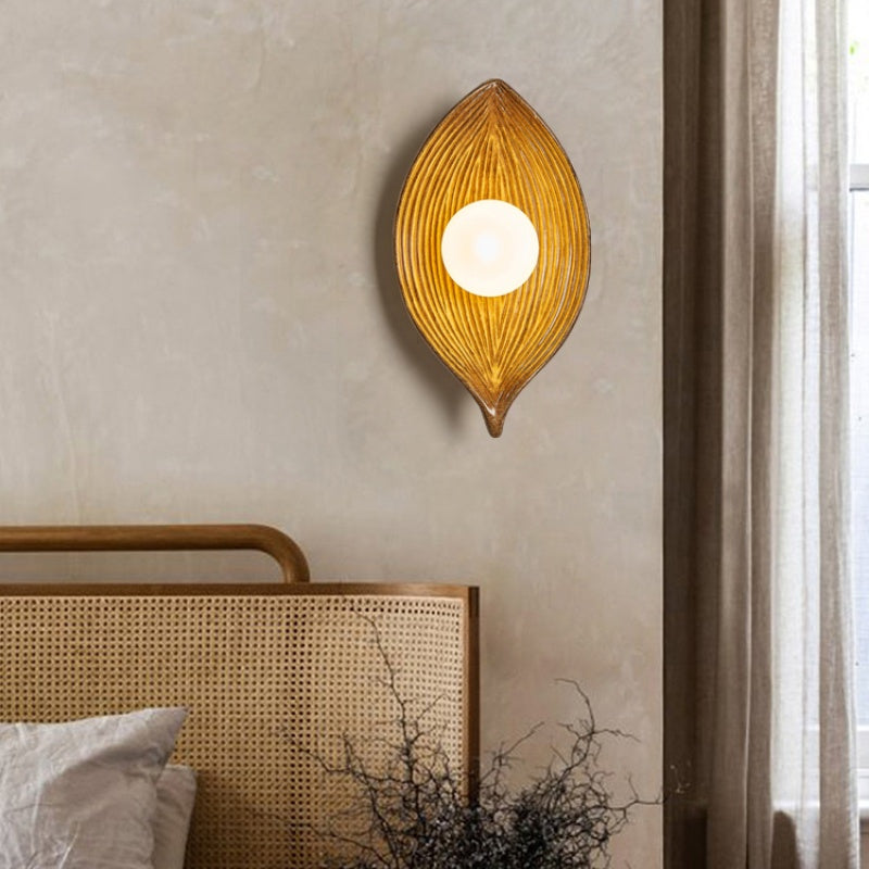 Aria Moderne LED Applique Murale Noir/Blanc/Bois Acrylique Salon