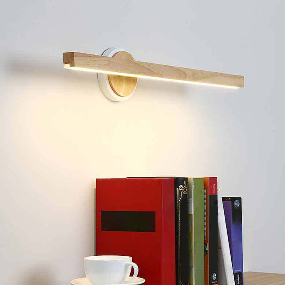 Muto Simple Applique Murale Rectangulaire Moderne LED Bois/Métal Bois Chambre/Salon - Neutralighting