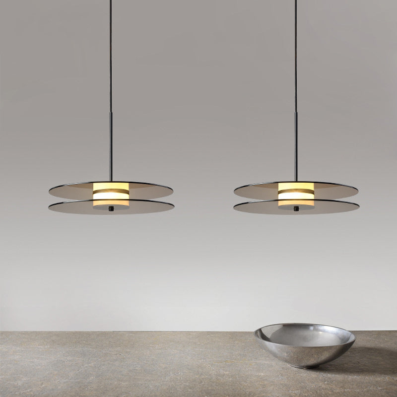 Luminaires Suspension LED Moderne Bronze Verre Salle à manger/Salon - Neutralighting