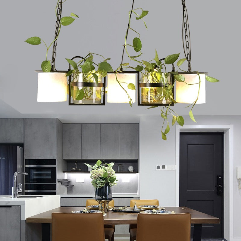 Epoch Moderne LED Suspension Noir Métal Verre Salon Salle à manger - Neutralighting