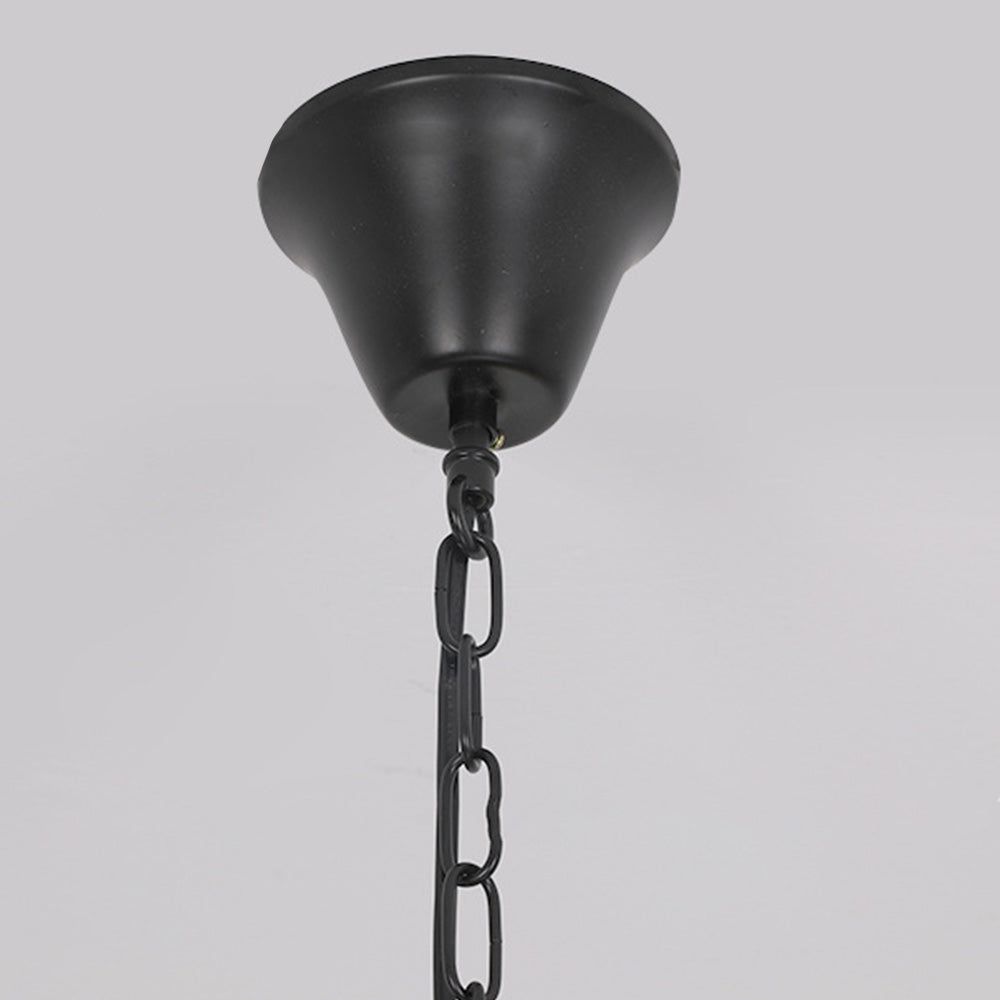 Silva Suspension Carrée Rustique, Metal/Bois, Bois/Marron, Chambre - Neutralighting