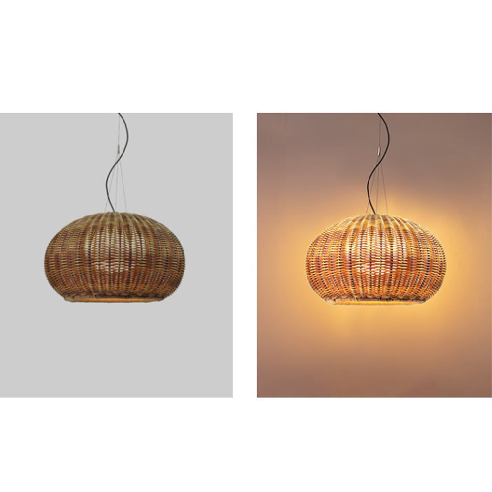 Ritta Suspension Extérieure Landerne Simple, Bambou, Bois, Jardin - Neutralighting