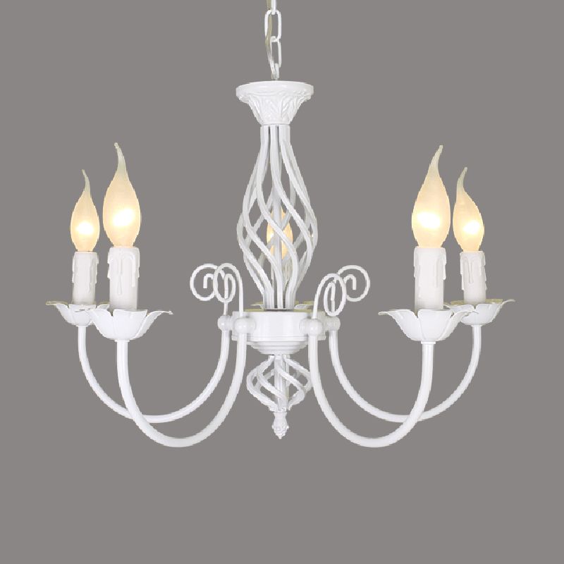 Sliva Lustre Lanterne Retro, Metal/Verre, Blanc/Noir, Salon - Neutralighting