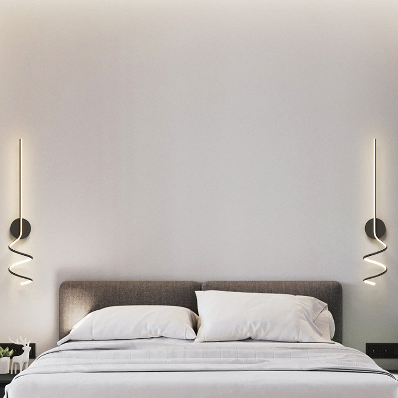 Arisha Applique Murale LED Spirale Moderne Pour Chambre, Couloir, Salon - Neutralighting